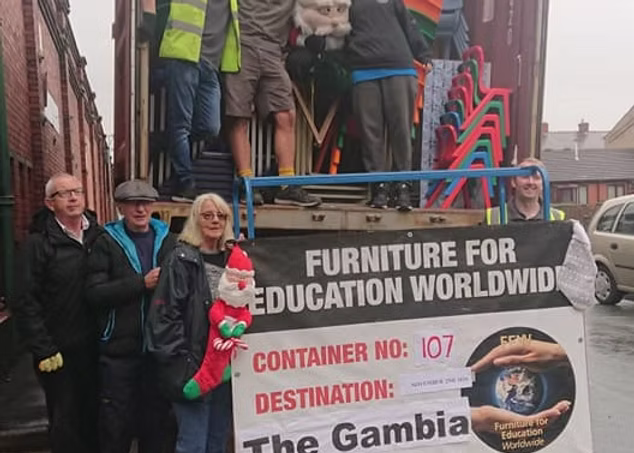 Container 107 to The Gambia