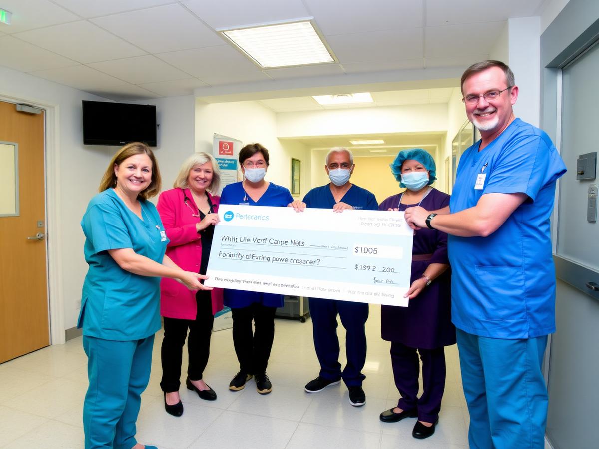 Charity boosts NHS after £30,000 auction windfall